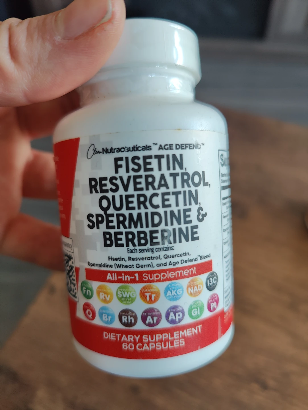 Fisetin, Resveratrol, Quercetin, Spermidine & Berberine