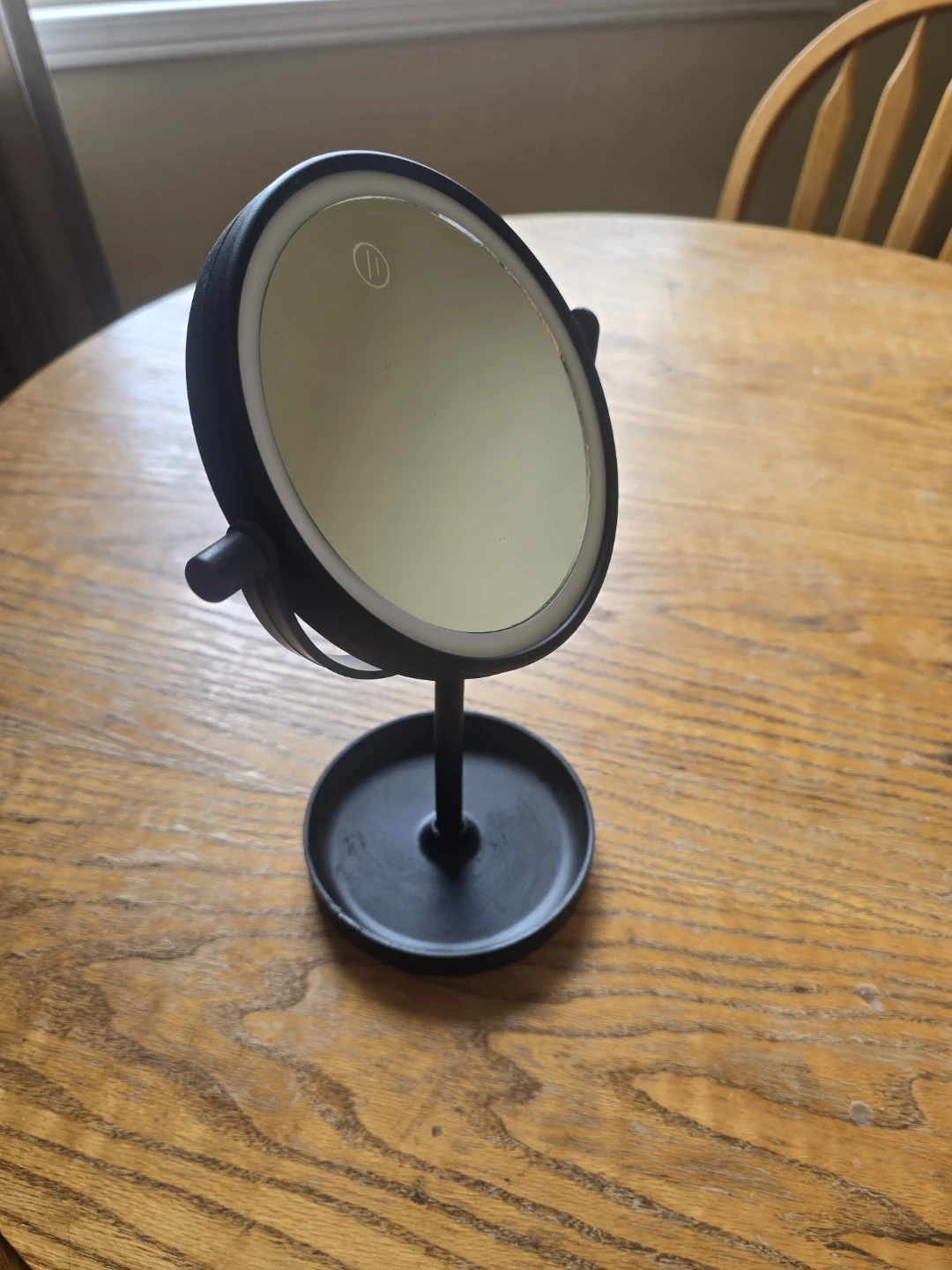 Black LED Makeup Mirror - photo 2