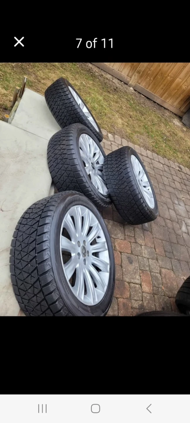 Bridgestone Blizzak Winter Tires 255/50/R20 - photo 3