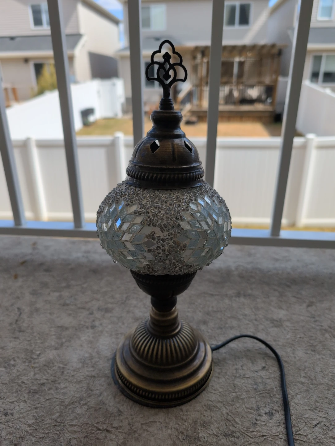 Mosaic Turkish table lamp
