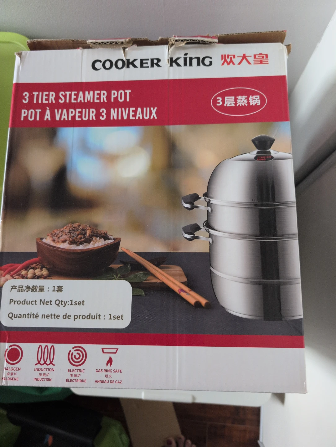 Cooker King 3 Tier Steamer Pot