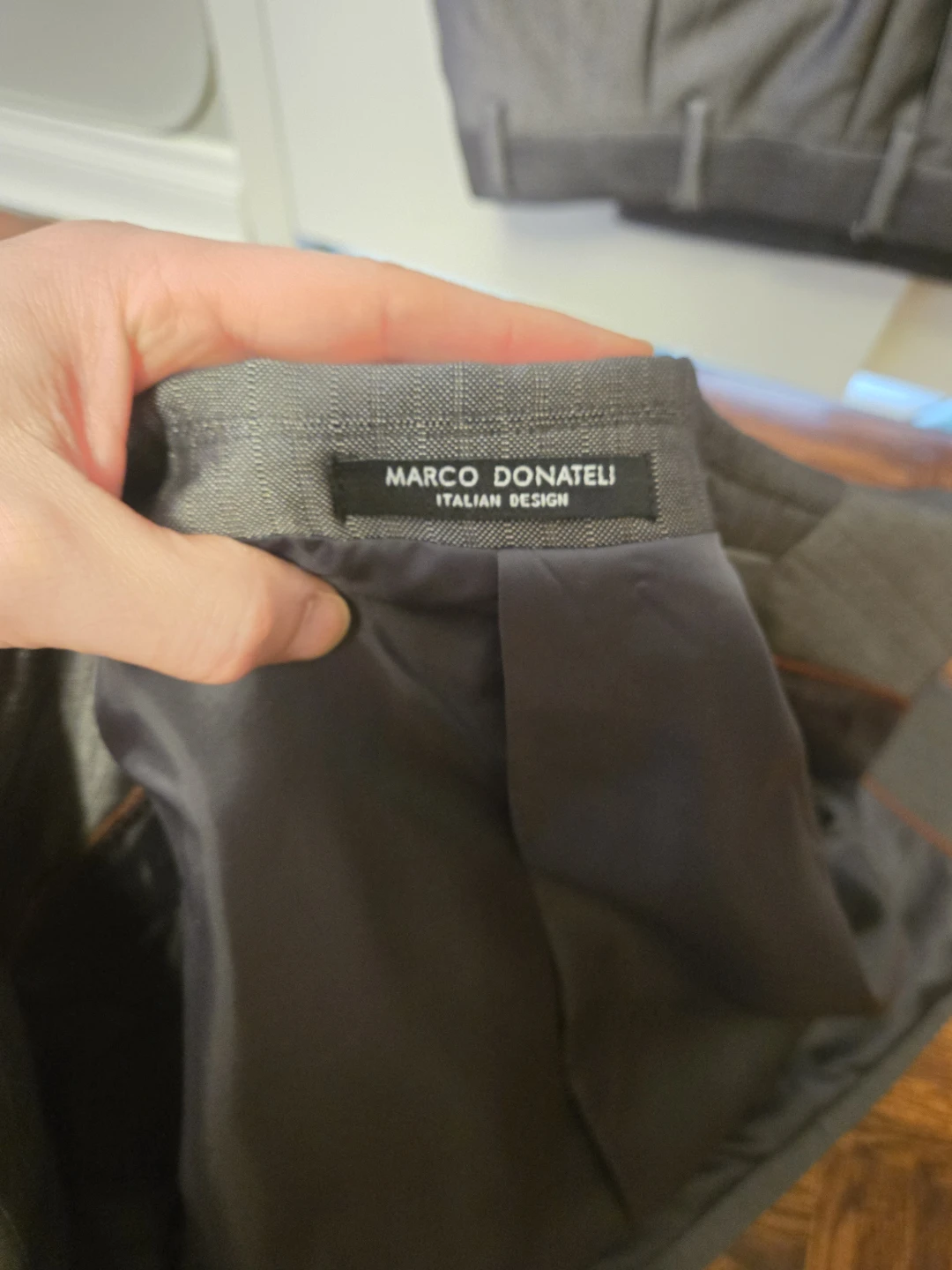 Men's Marco Donatelli Grey Pinstripe Suit - 40R - photo 4