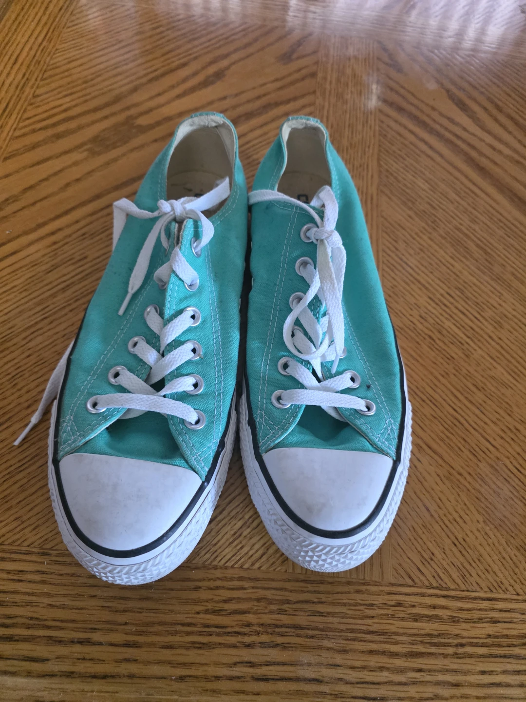Teal Converse All Star Sneakers - Women's Size 9