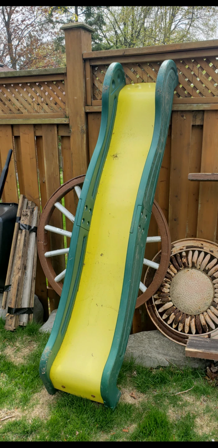 Slide - Yellow and Green