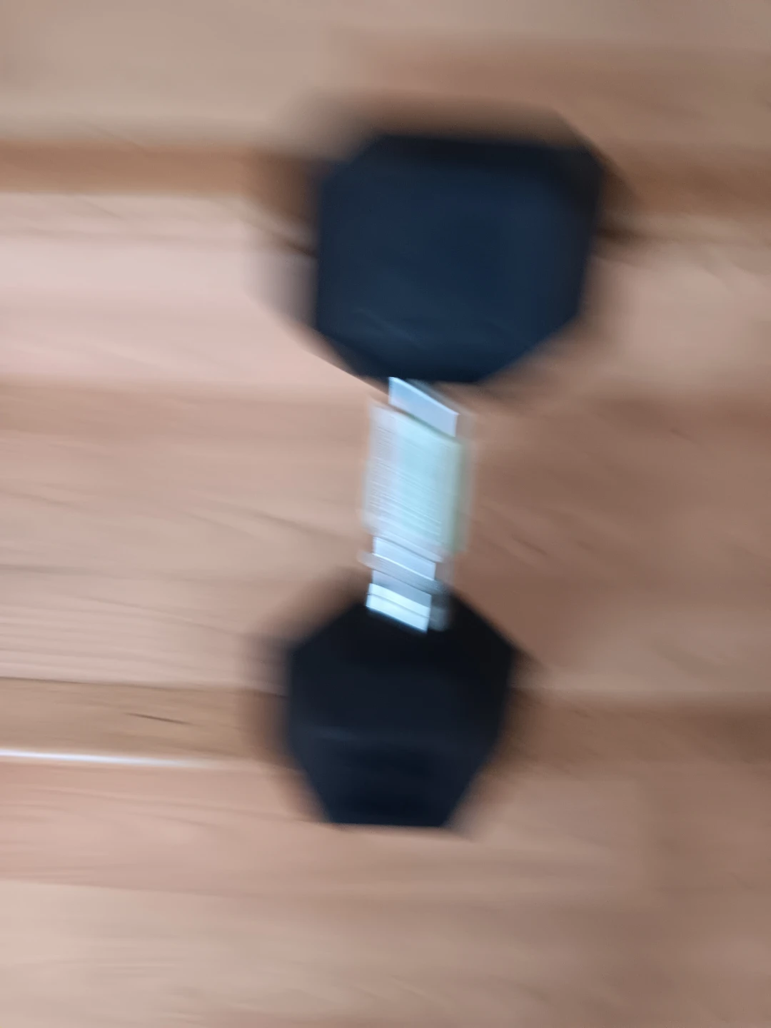 Black Hex Dumbbell