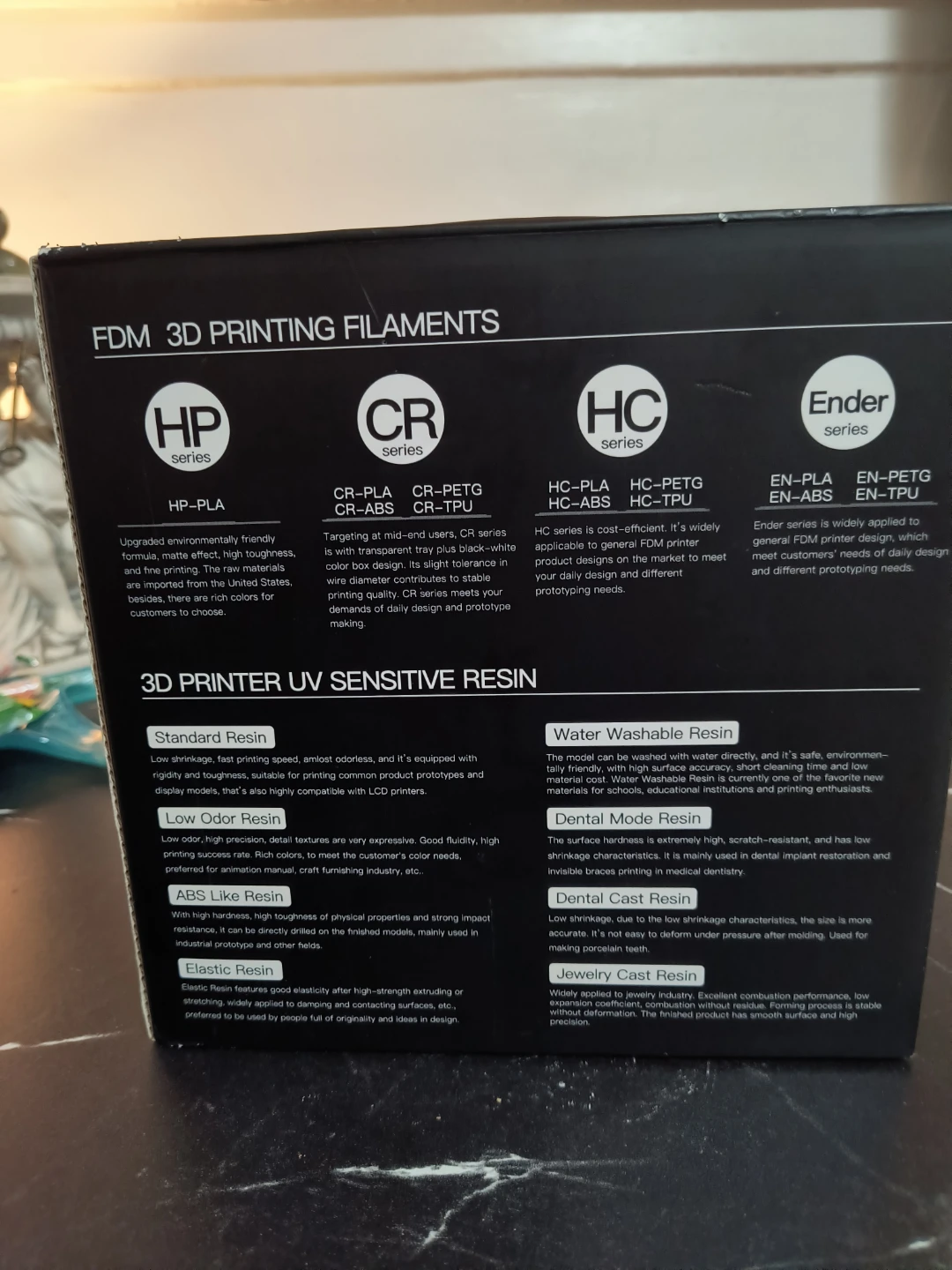 Creality CR Series 3D Printing Filaments