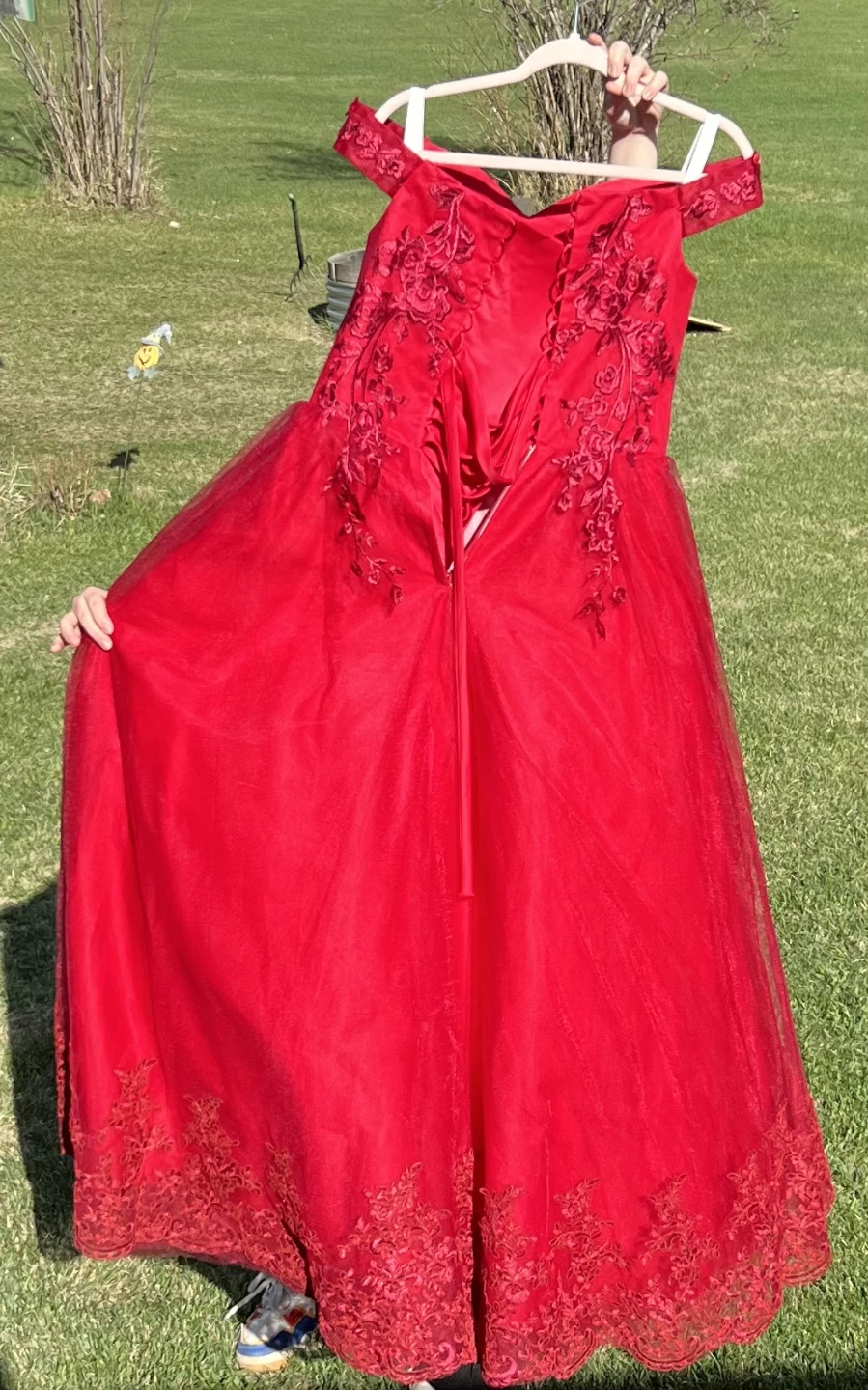 Red Graduation / Prom Dress - photo 5