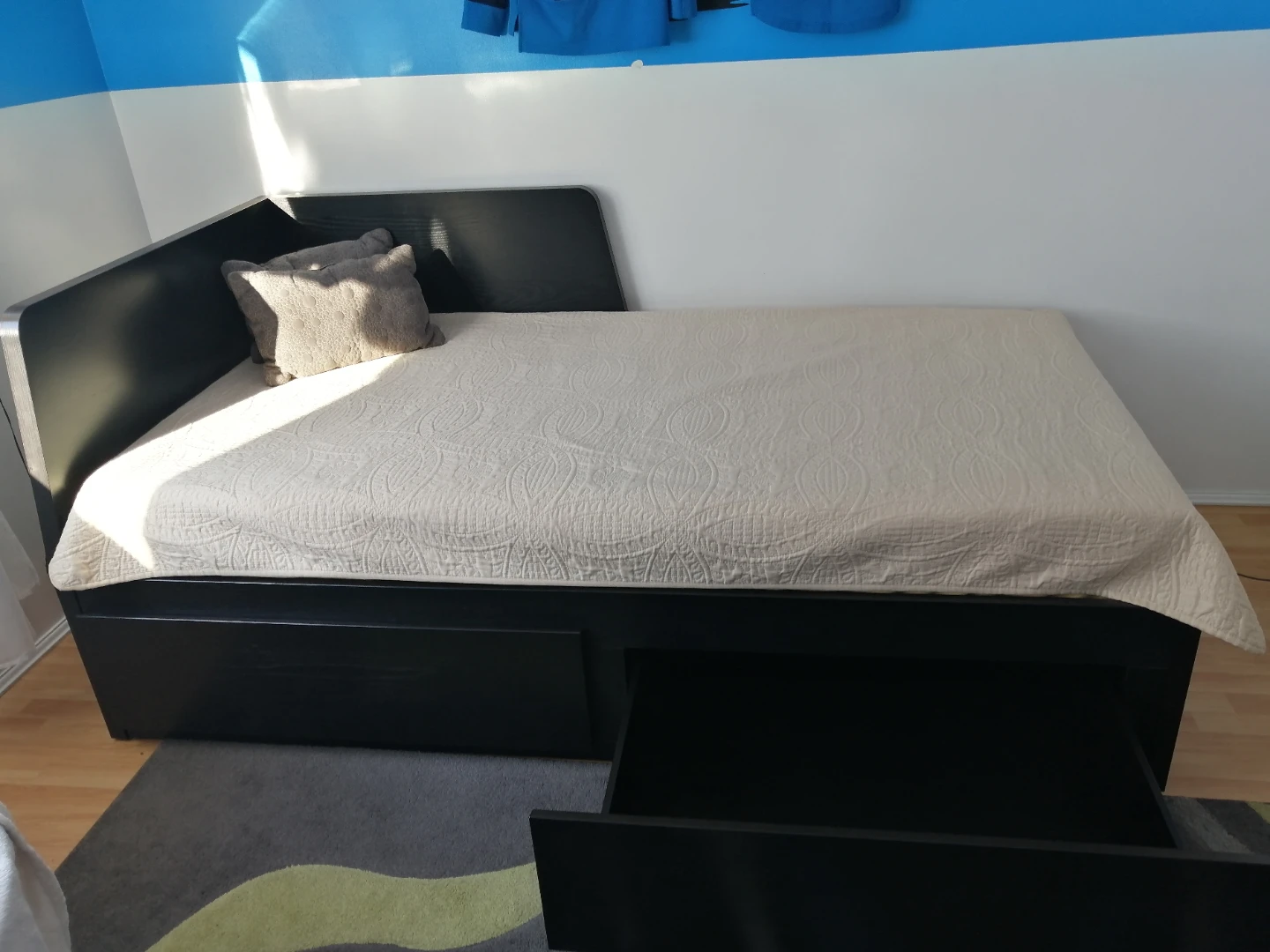 IKEA FLEKKE Day-bed with 2 drawers and mattress - photo 2