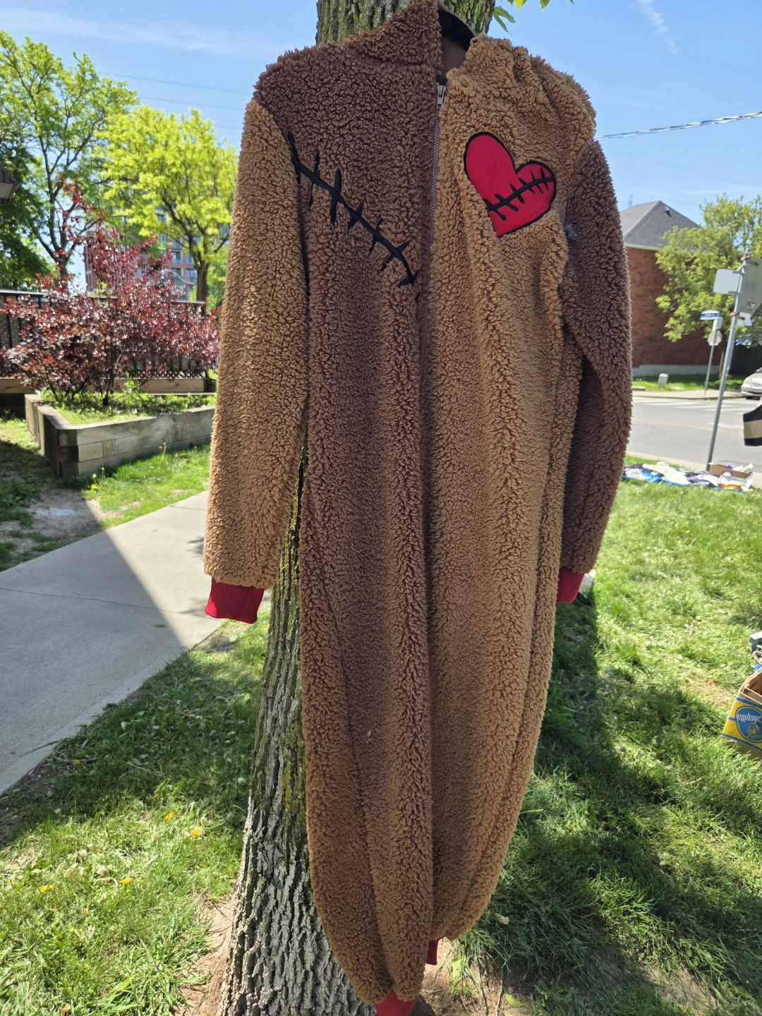 Brown Teddy Bear Onesie Pyjamas