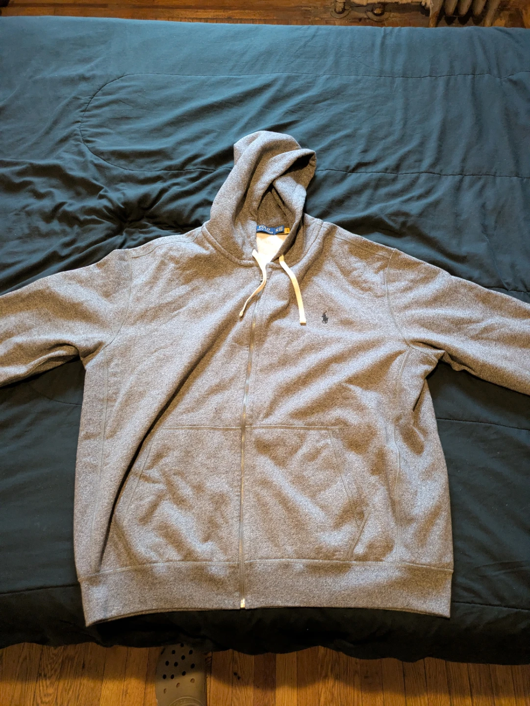 Polo Ralph Lauren Full Zip Hoodie Grey 3XLT