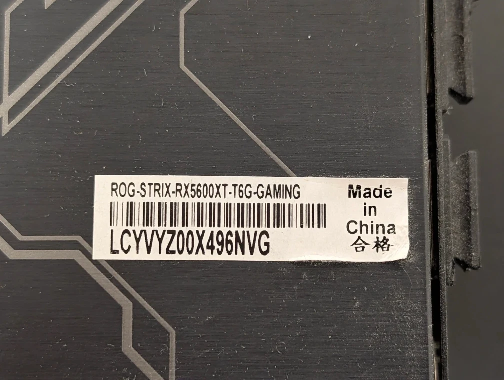 ASUS ROG Strix RX 5600 XT T6G GAMING Graphics Card - photo 2