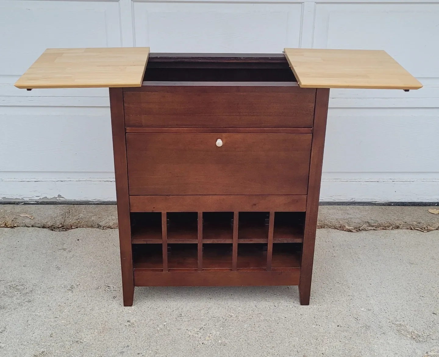 Butchers Block Wine Rack Island - photo 2