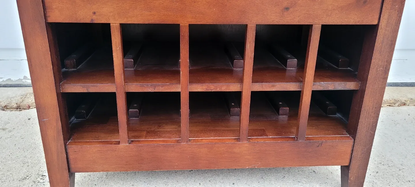 Butchers Block Wine Rack Island - photo 4