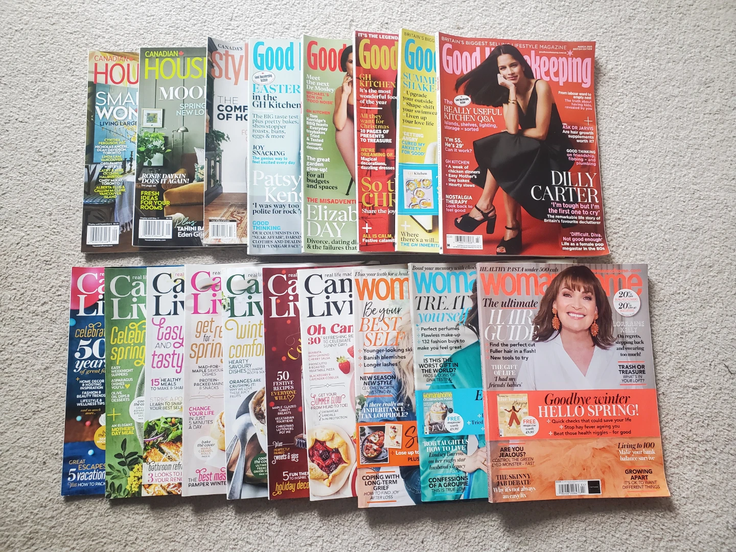 Collection of Canadian Lifestyle Magazines