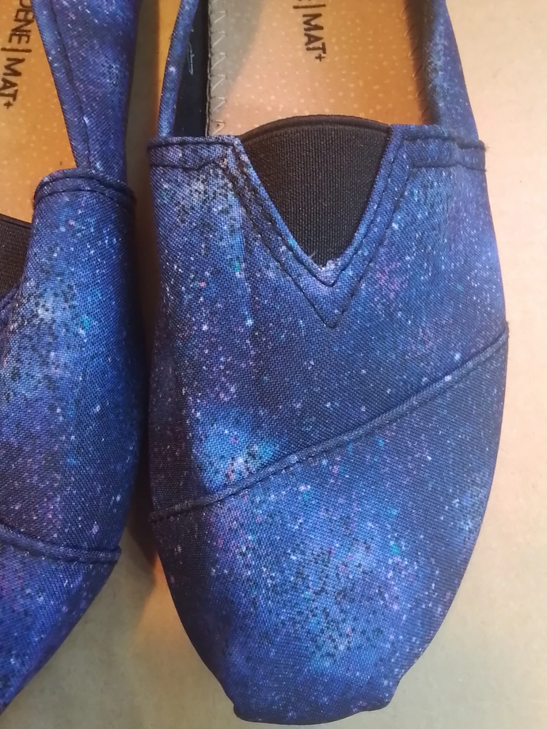 Ardene Galaxy Print Slip-On Flats - Size 9 - photo 4