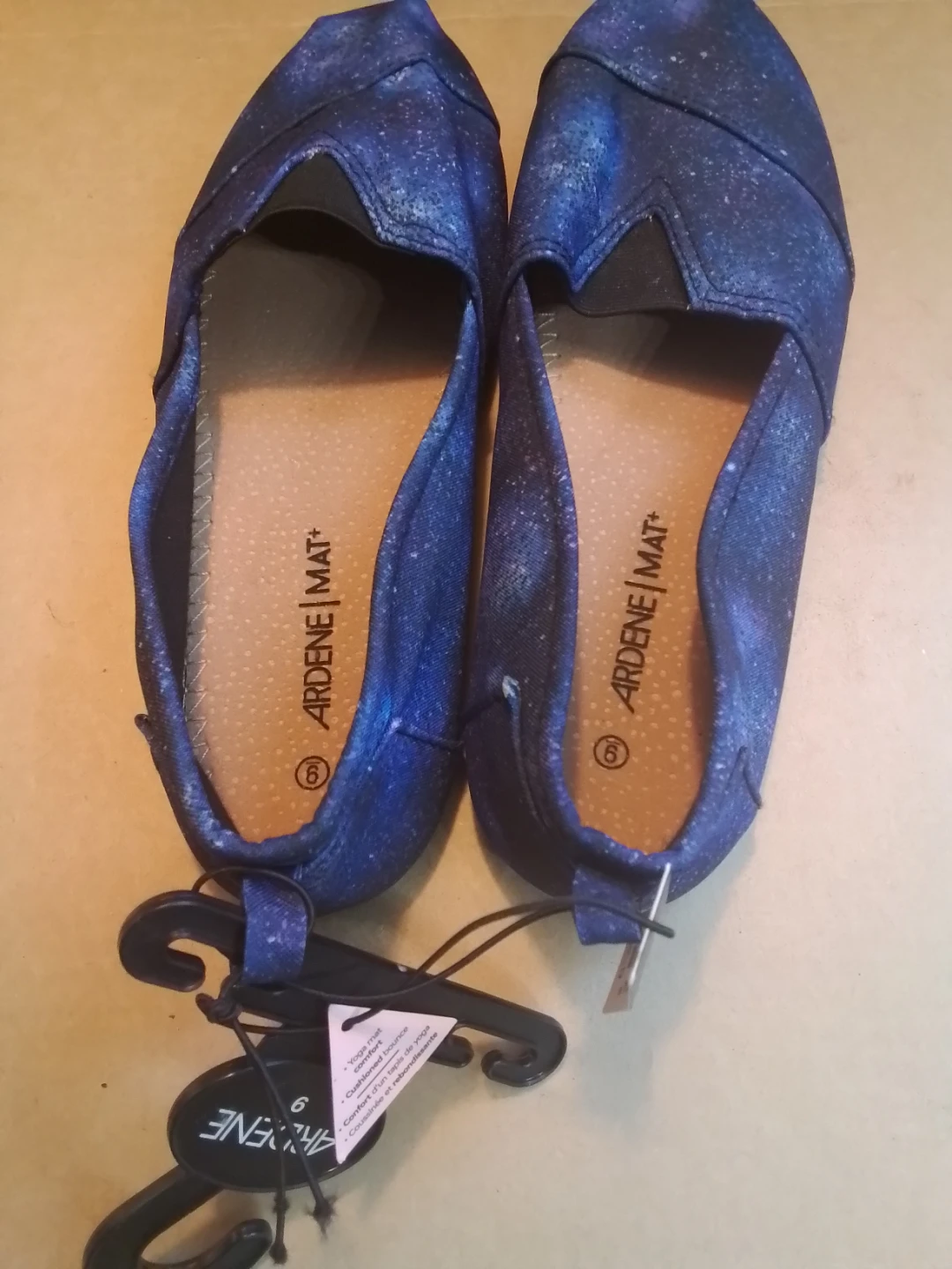 Ardene Galaxy Print Slip-On Flats - Size 9 - photo 5