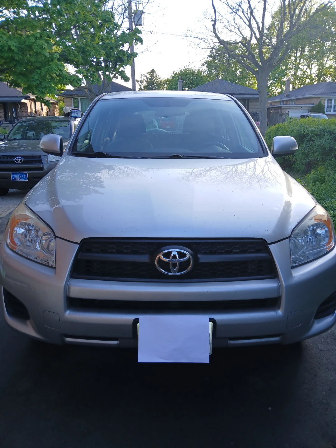 Silver Toyota RAV4 SUV 2011