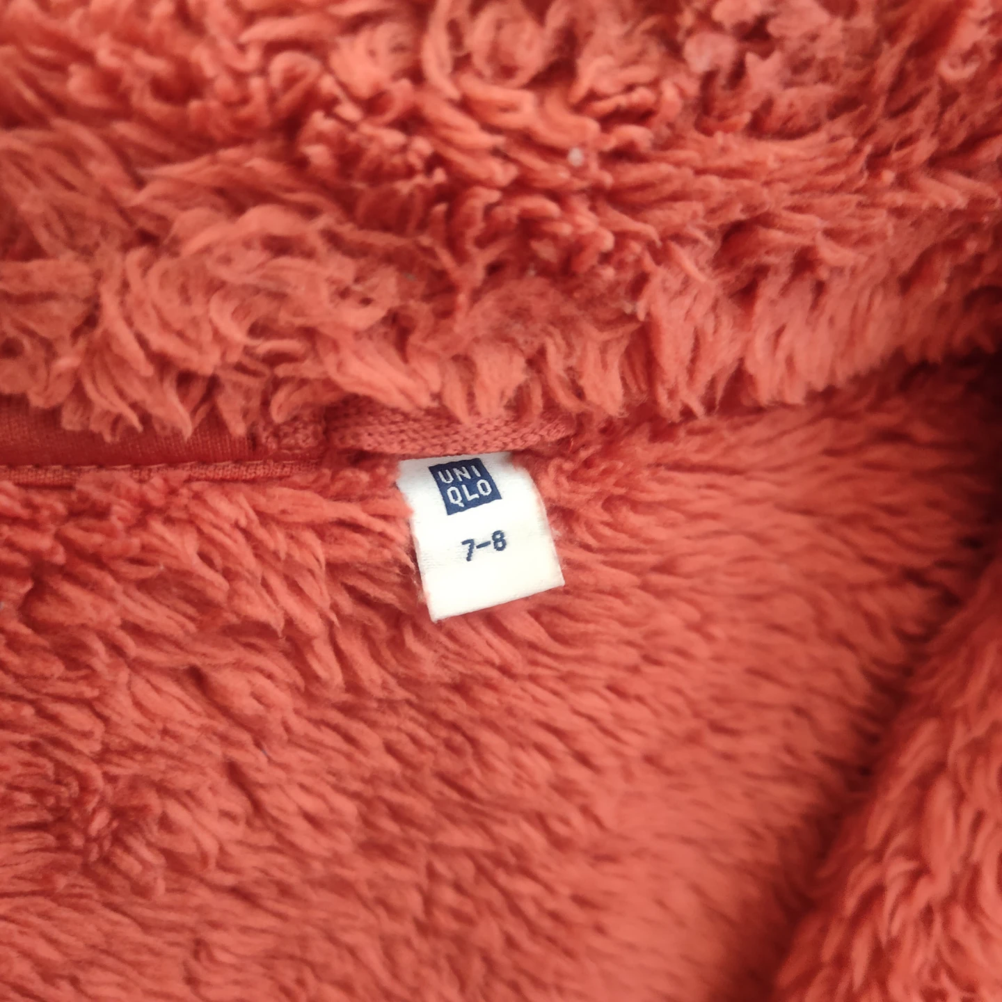 MOS: UNIQLO Fleece Jacket - Kids Size 7-8 Orange - photo 3