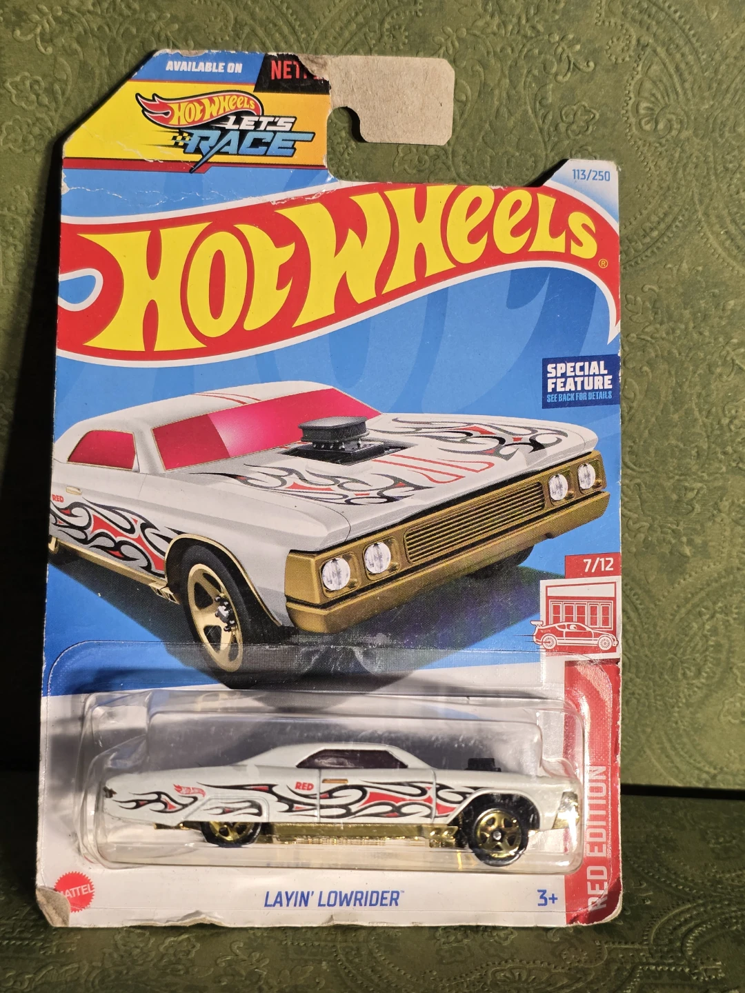 Hot Wheels Layin' Lowrider Red Edition