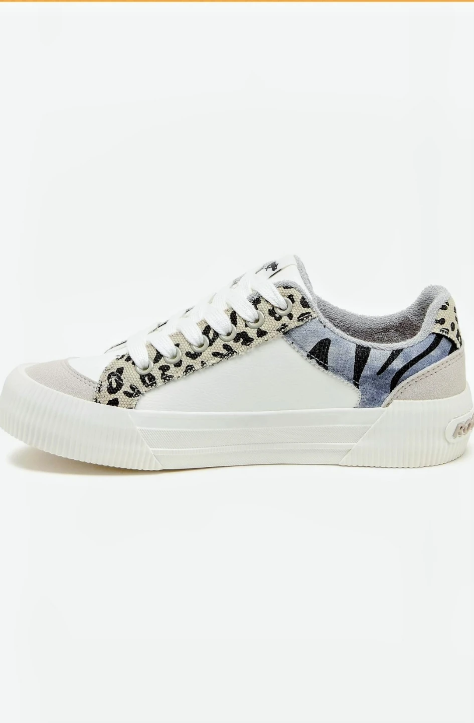RocketDog Women's White Sneakers with Animal Print Accents - photo 2