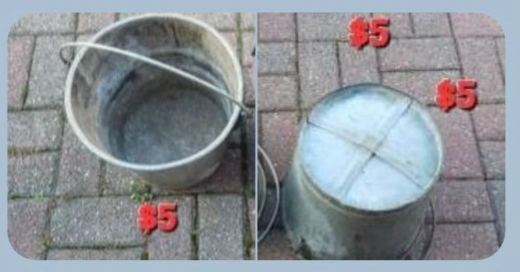 Vintage Metal Pail Bucket - photo 3