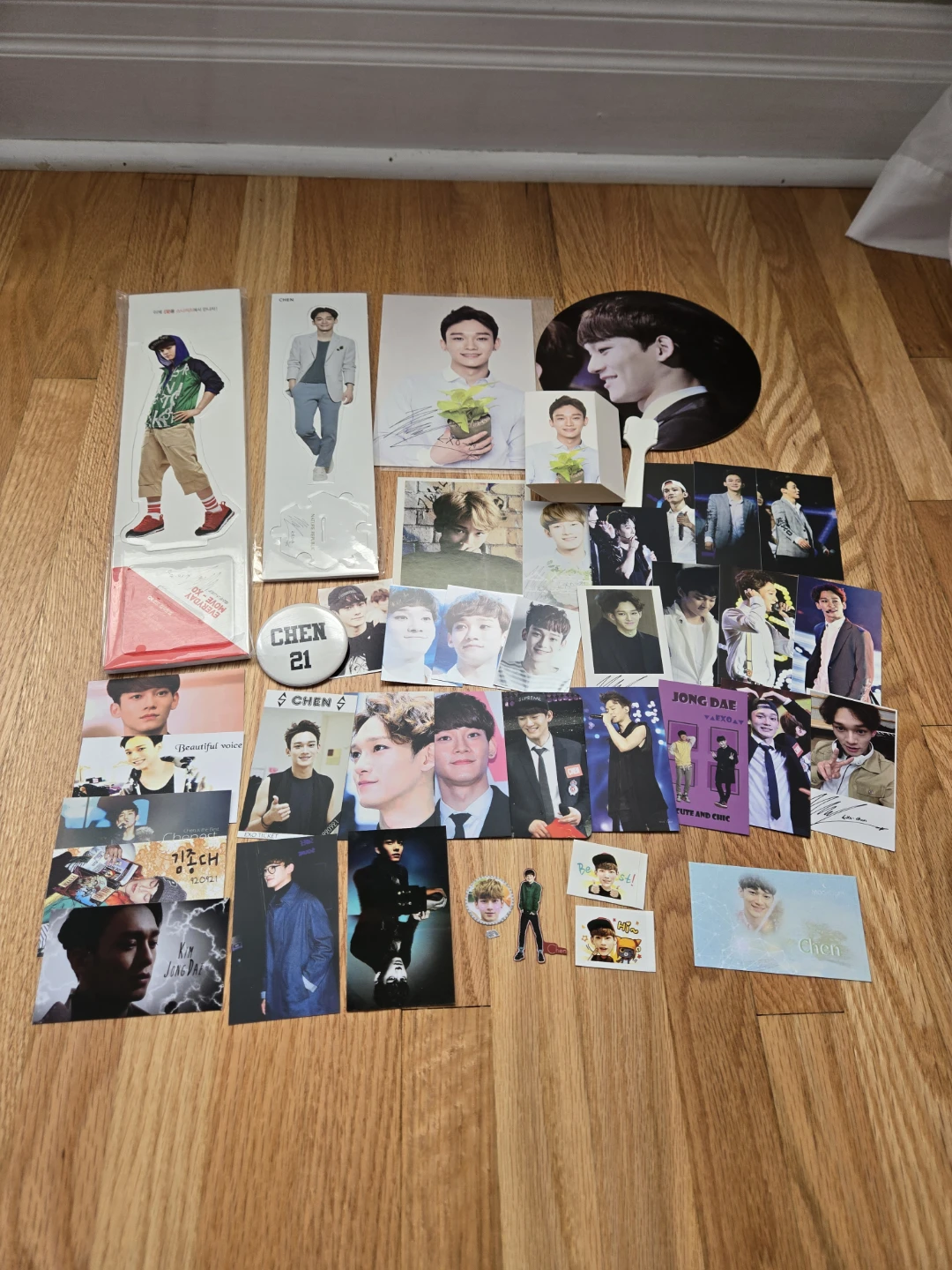 K-pop EXO Chen Jongdae Nature Republic Postcard Standee Korean - photo 2