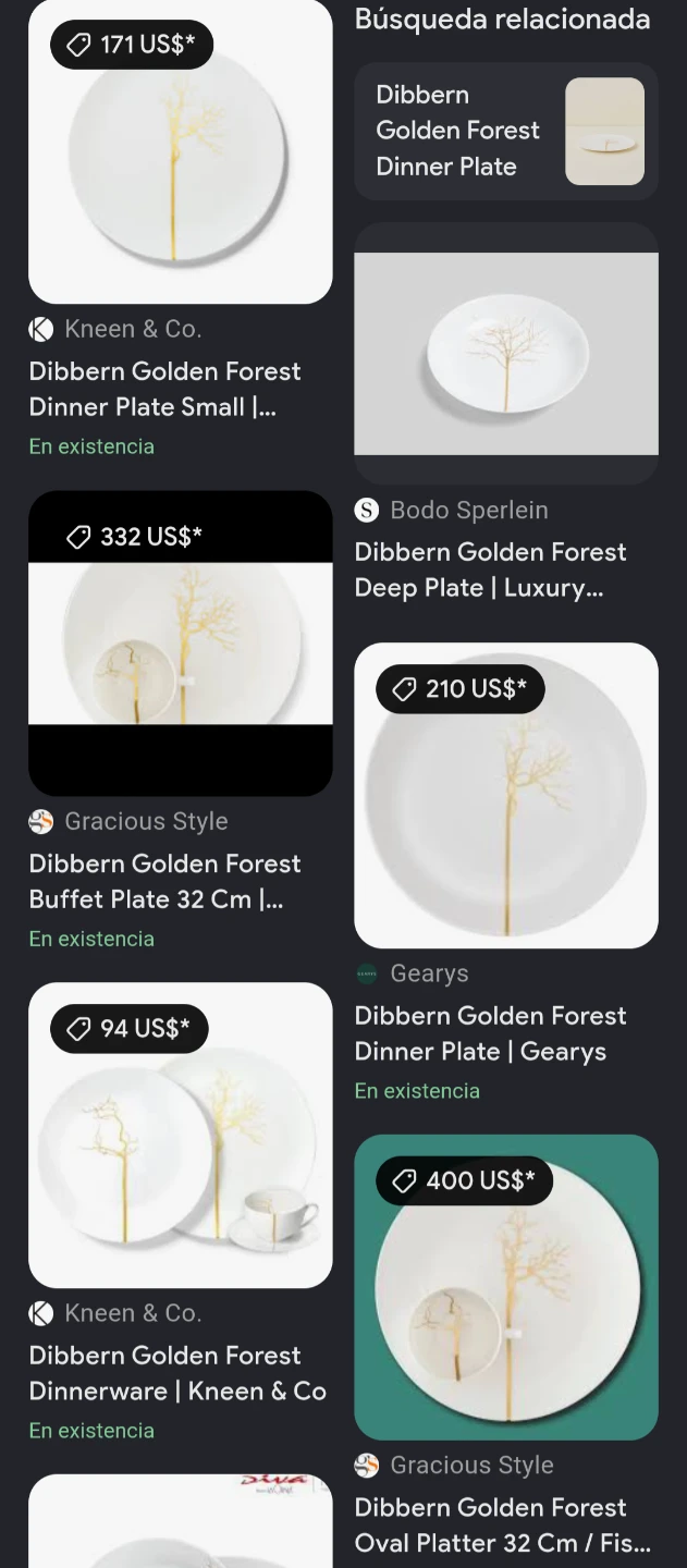 Decorative ceramic Plate - Golden Tree Design - photo 2