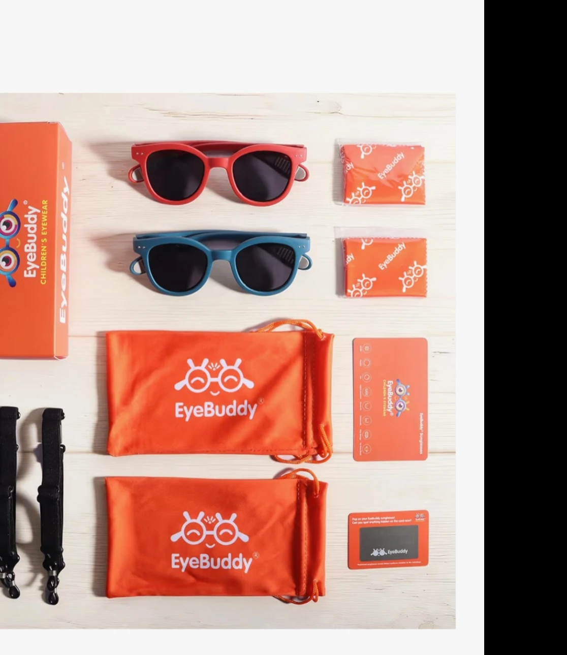 EyeBuddy Kids Sunglasses Red Blue UV Protection 2-8 Years Old - photo 5