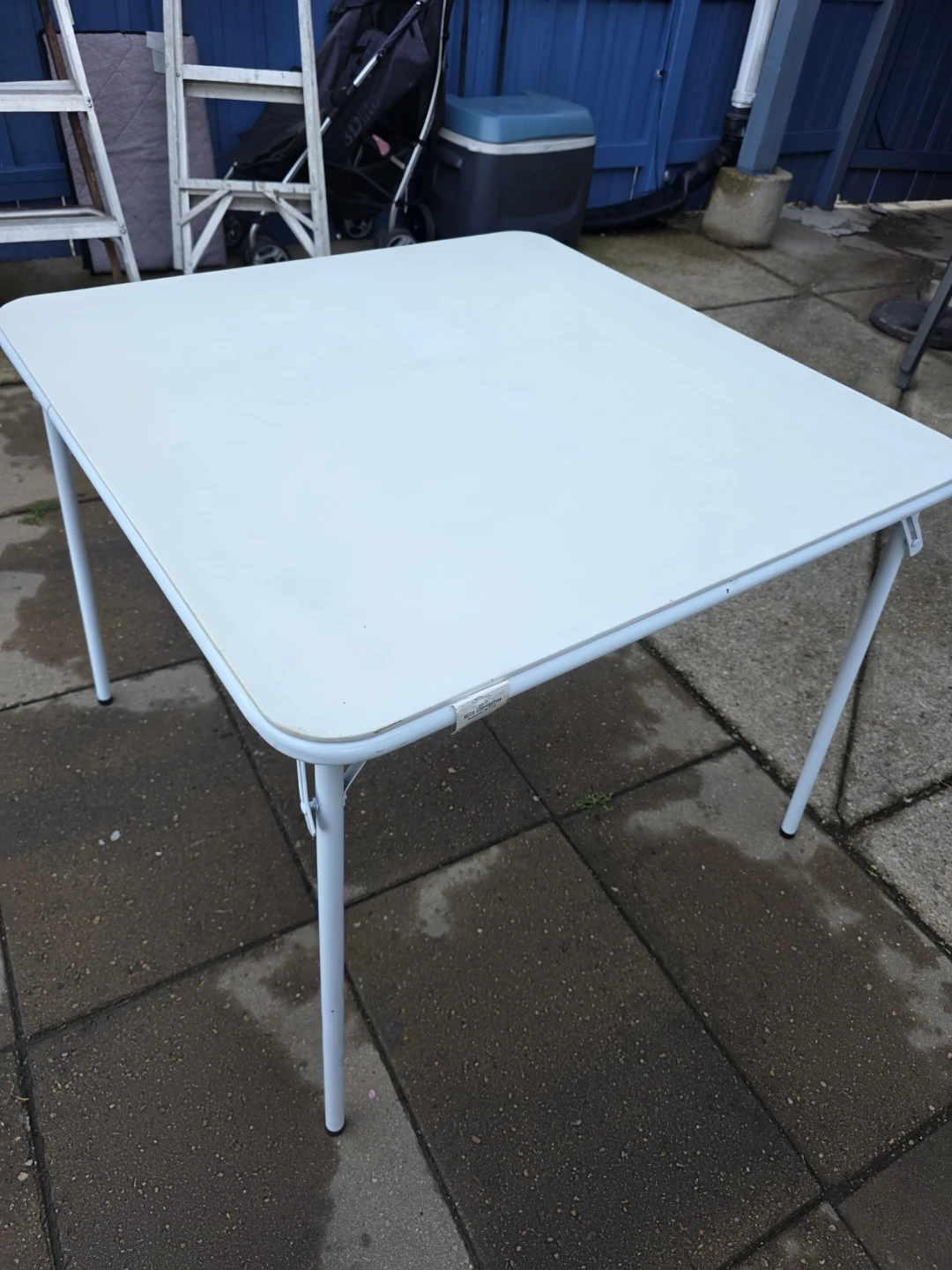 Folding card Table !!white