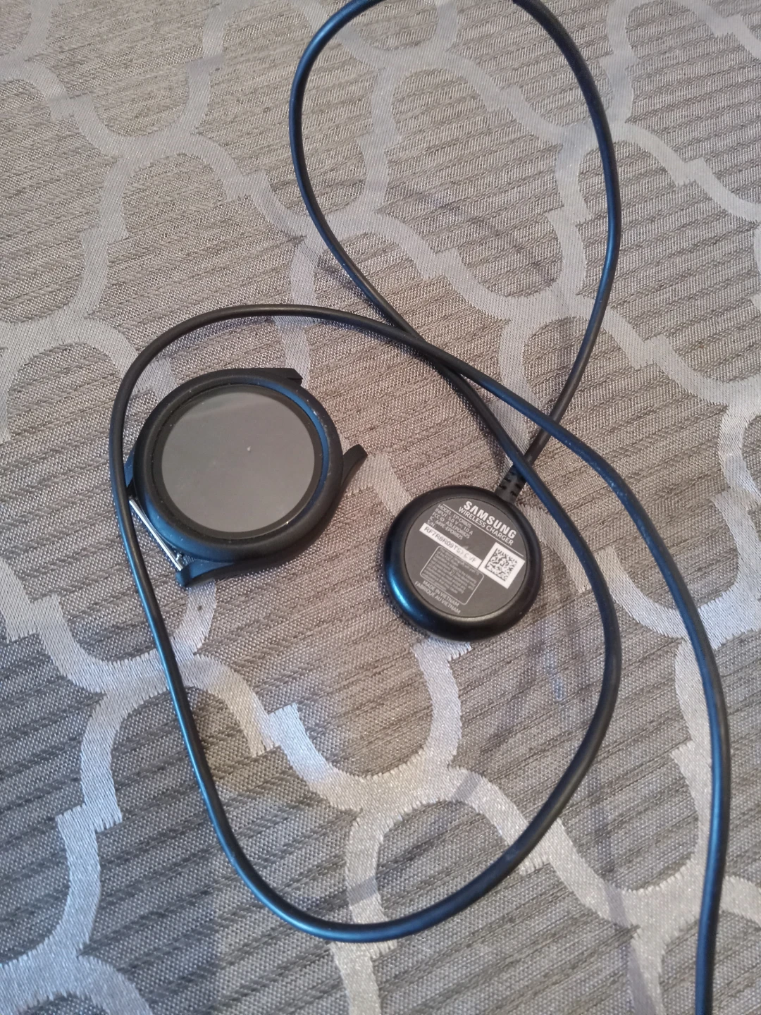 Samsung galaxy watch and charger