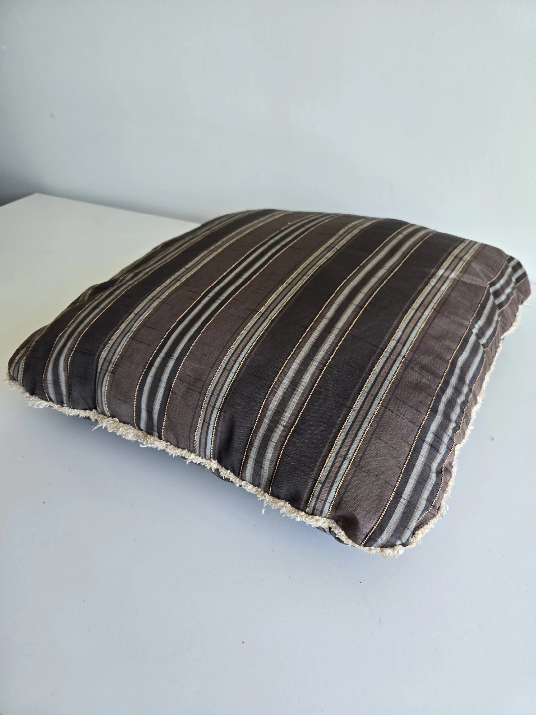 2 Striped Accent Pillows
