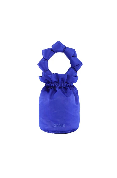 GANNI  Satin Knotted Pouch