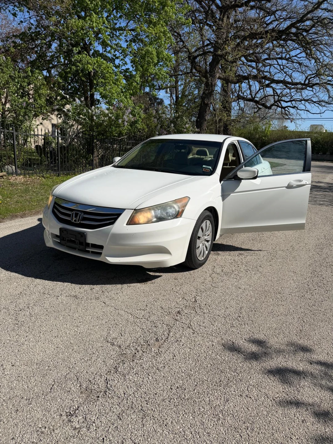 White Honda Accord Sedan 2012