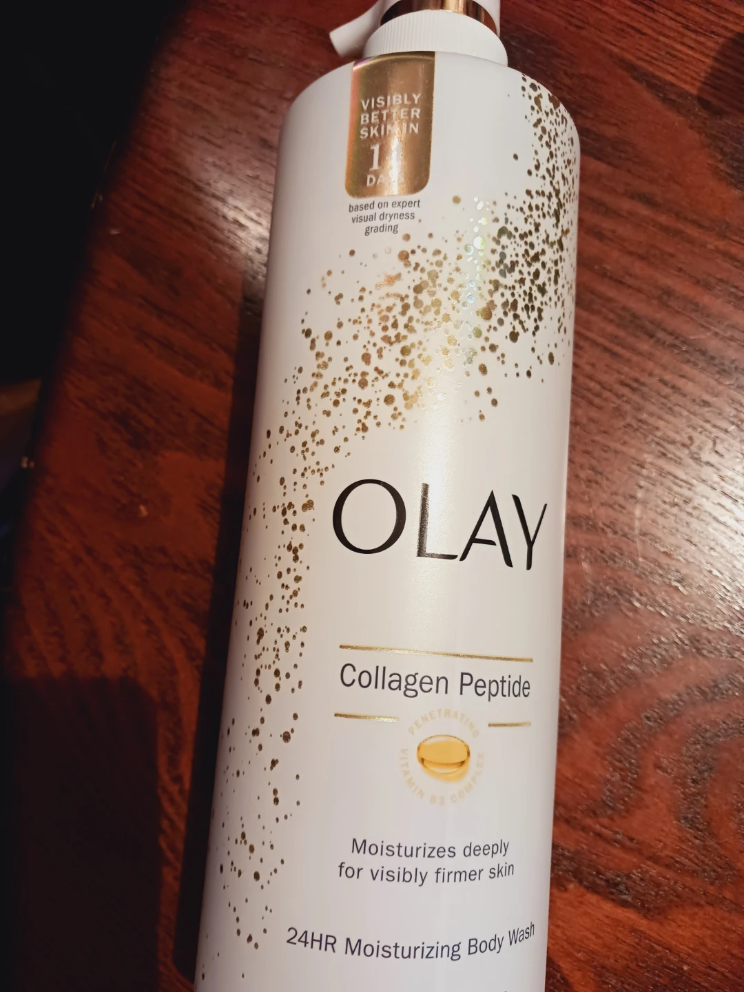 New !! Olay Collagen Peptide 24HR Moisturizing Body Wash - photo 2