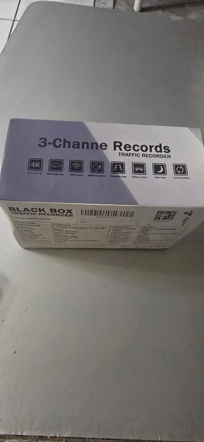 3-Channel 4K Ultra HD Vehicle Blackbox DVR Traffic Recorder - photo 2