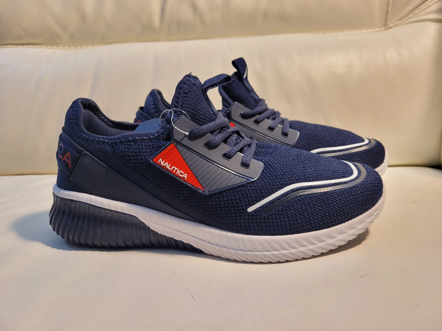 BRANS NEW Nautica Navy Blue Athletic Shoes - photo 2