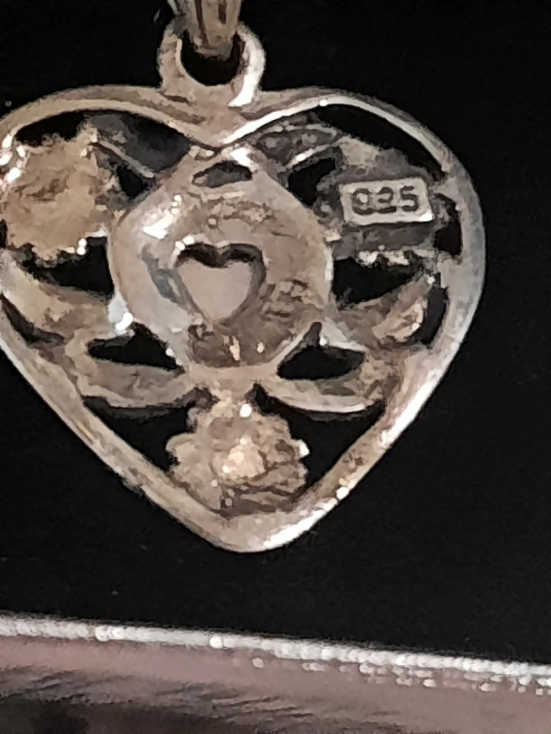 Sterling Heart Pendant Necklace - photo 2