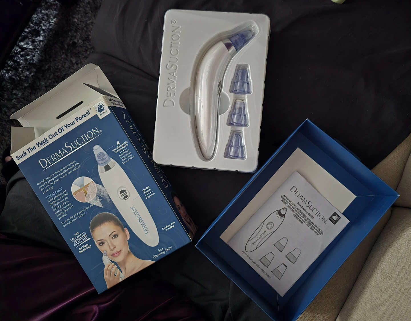 DermaSuction Pore Cleaning Device with Vacuum Action - photo 3