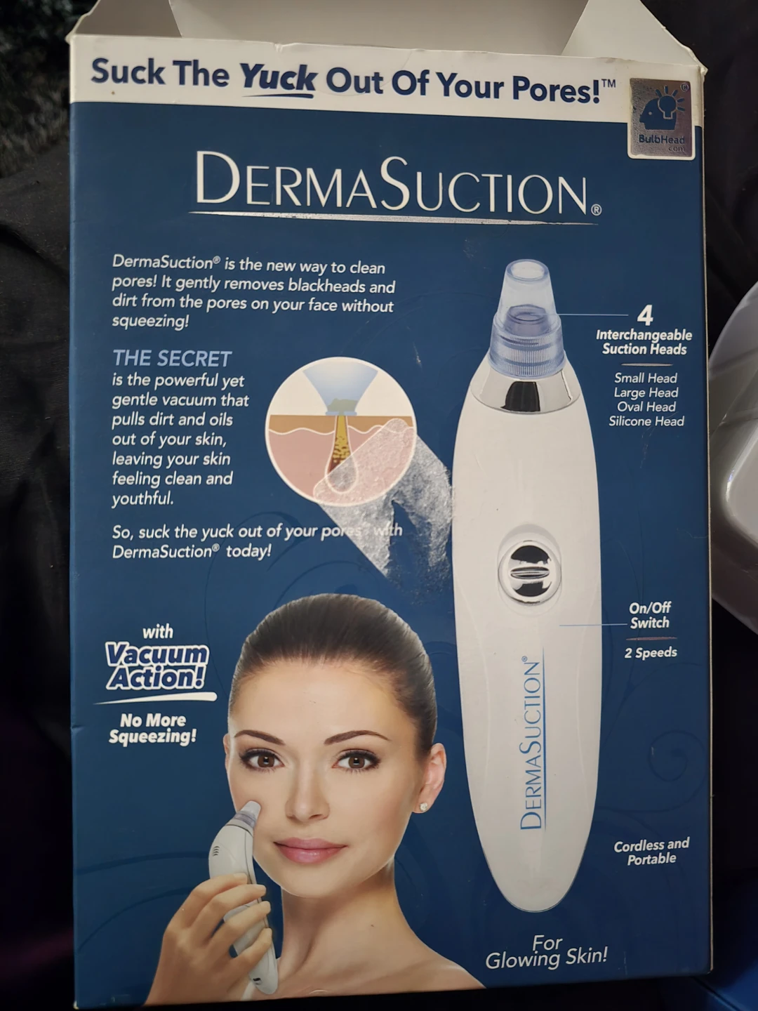 DermaSuction Pore Cleaning Device with Vacuum Action - photo 4