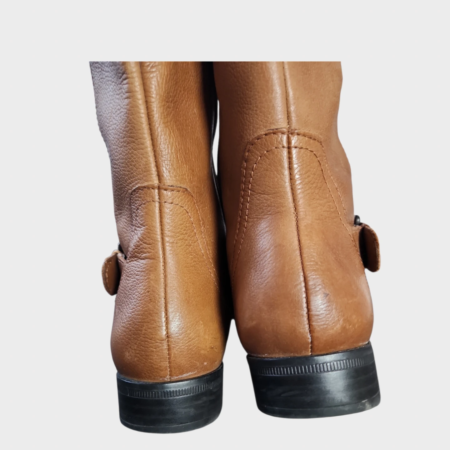 Naturalizer Tan Leather Knee-High Boots - photo 3