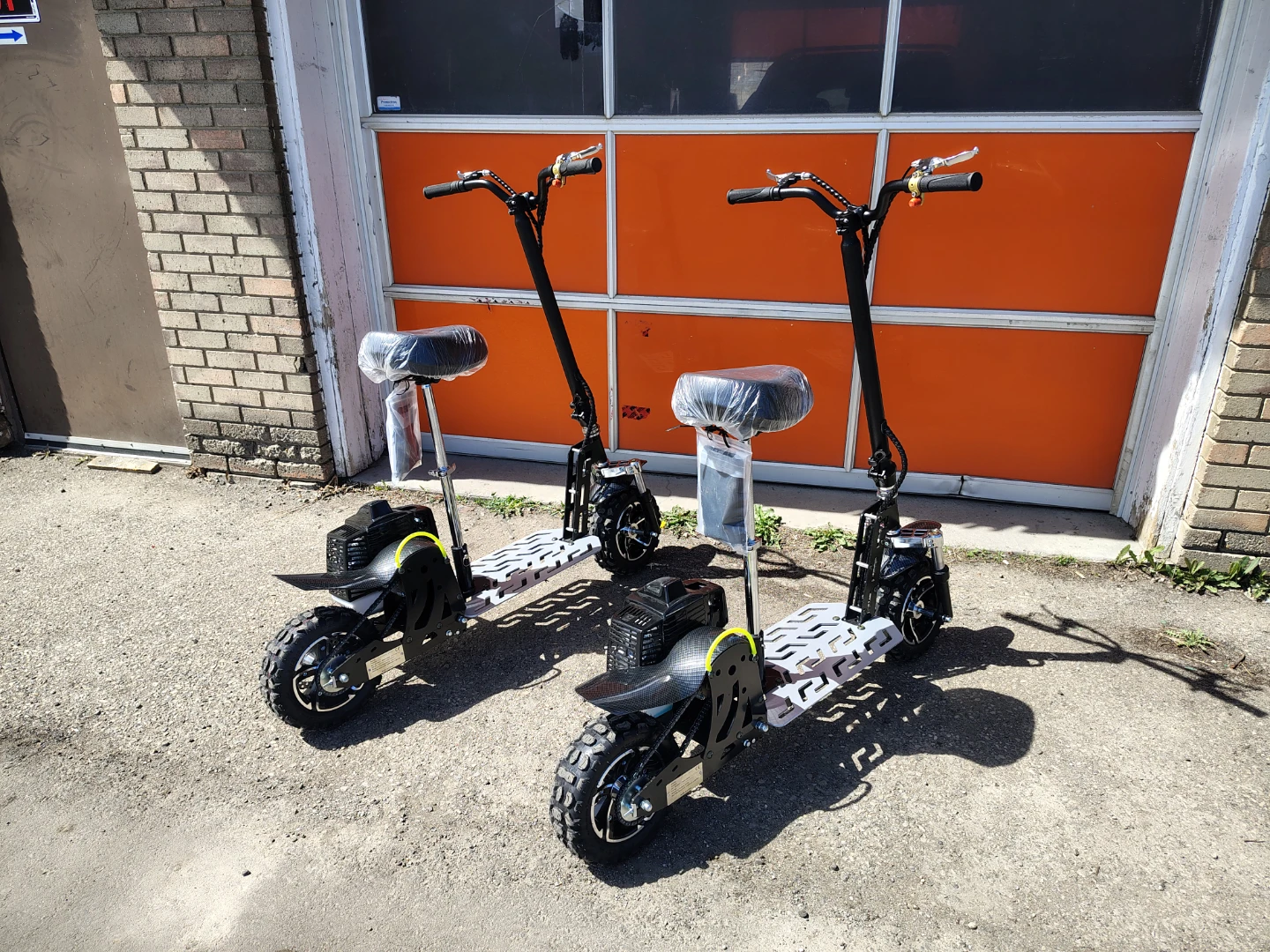 Gas Scooter with Seat