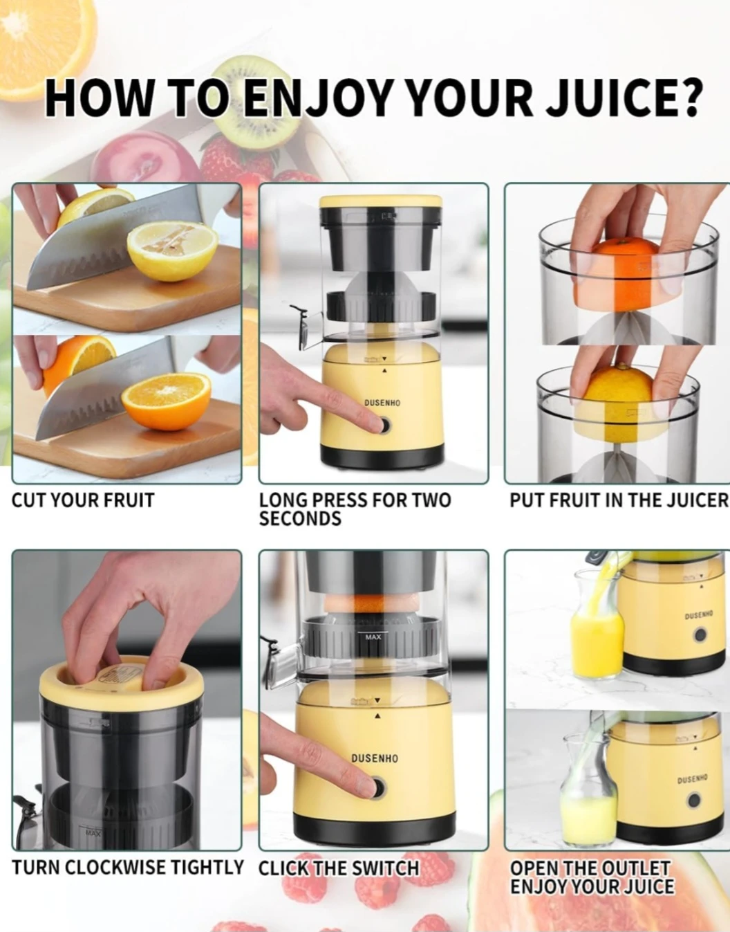 Dusenho Rechargeable USB Juicer - photo 2
