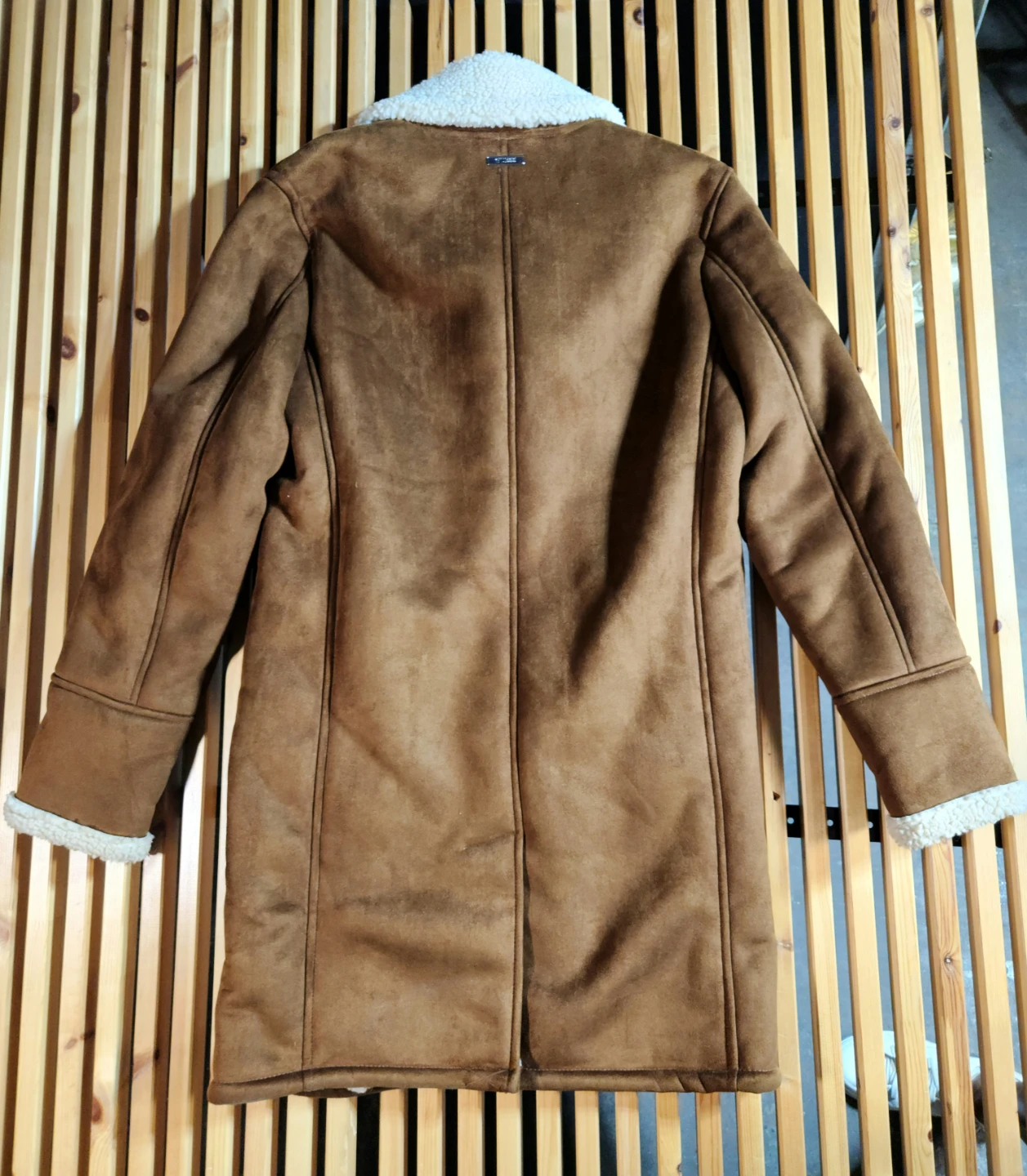 Guess Suede Sherpa Lined Jacket - photo 4