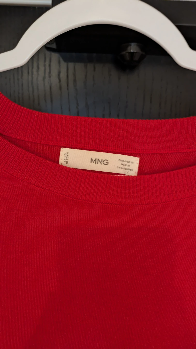 MNG Red Crew Neck Sweater Size M - photo 2