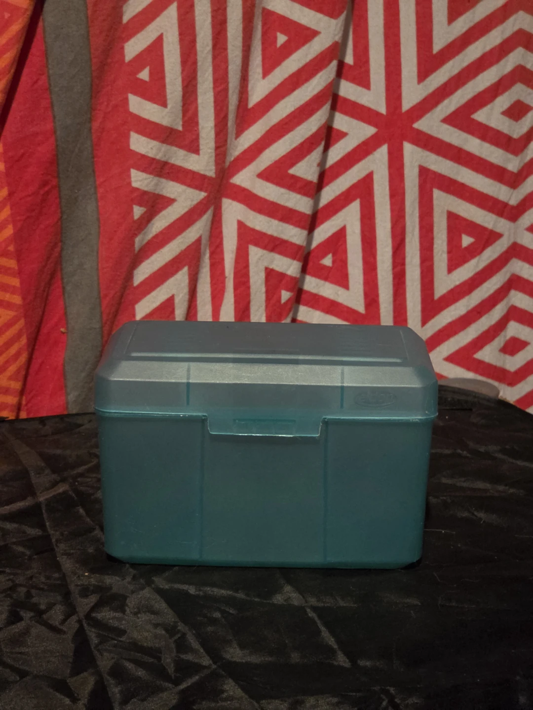 Teal Plastic Storage Box