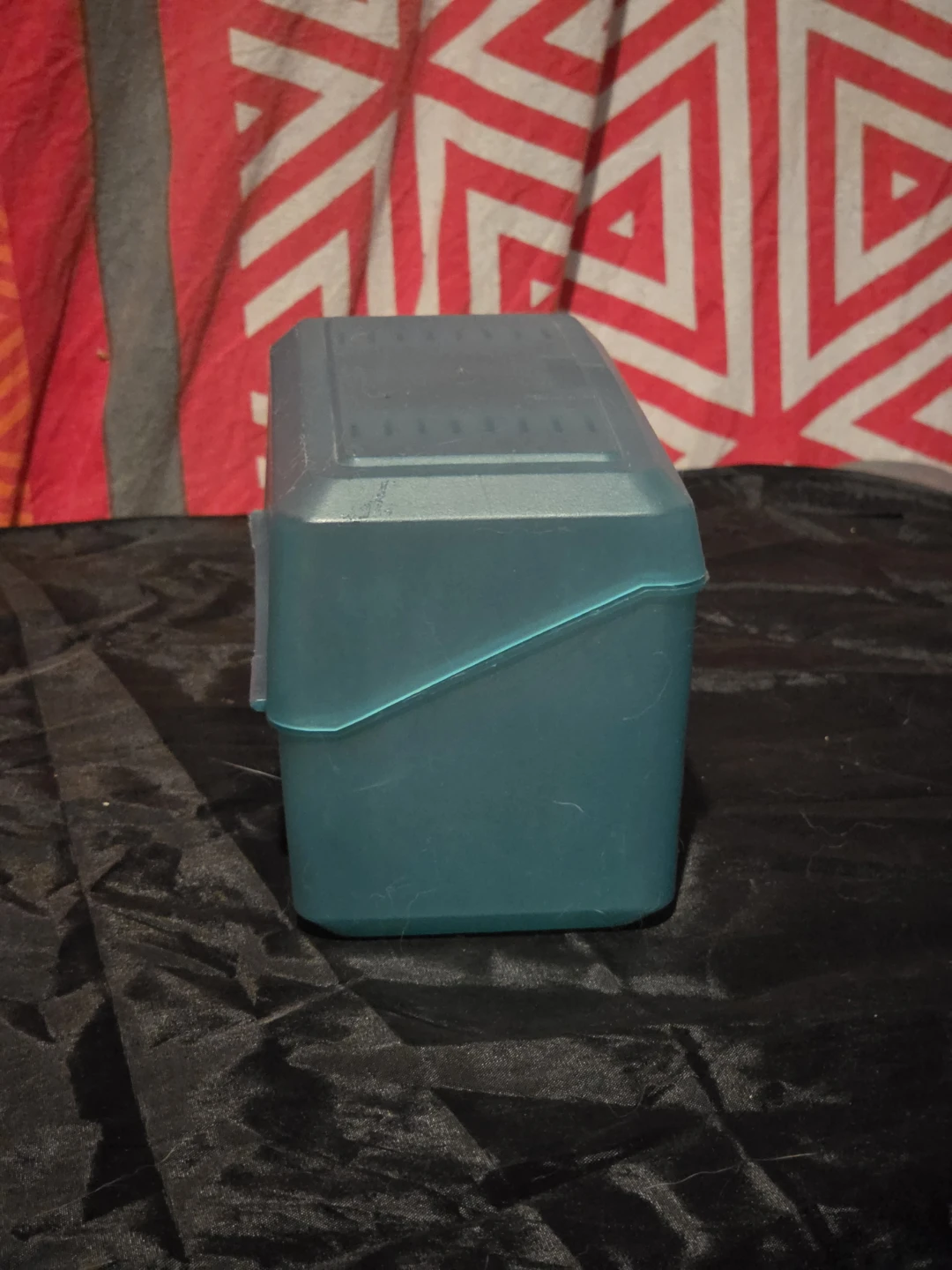 Teal Plastic Storage Box - photo 2