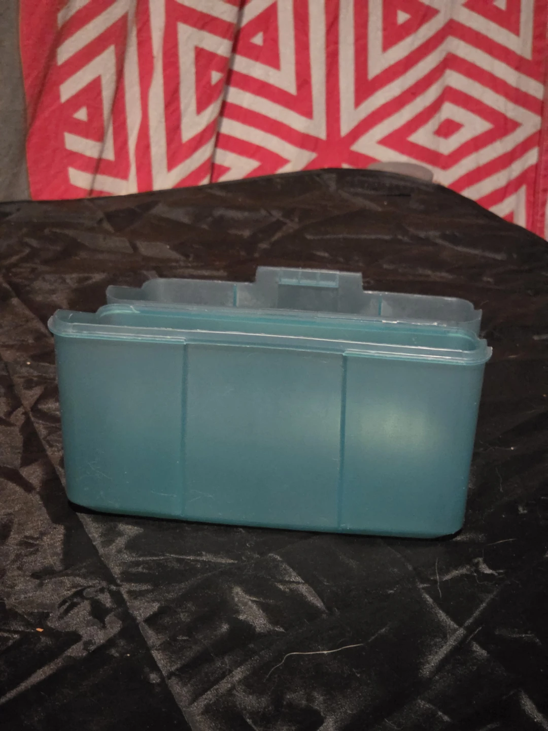 Teal Plastic Storage Box - photo 4