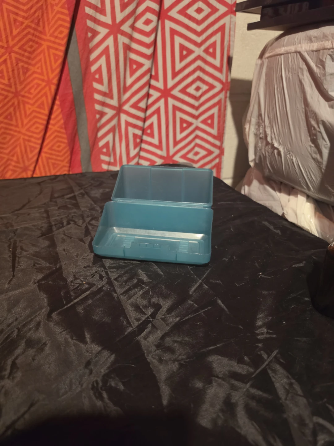 Teal Plastic Storage Box - photo 5