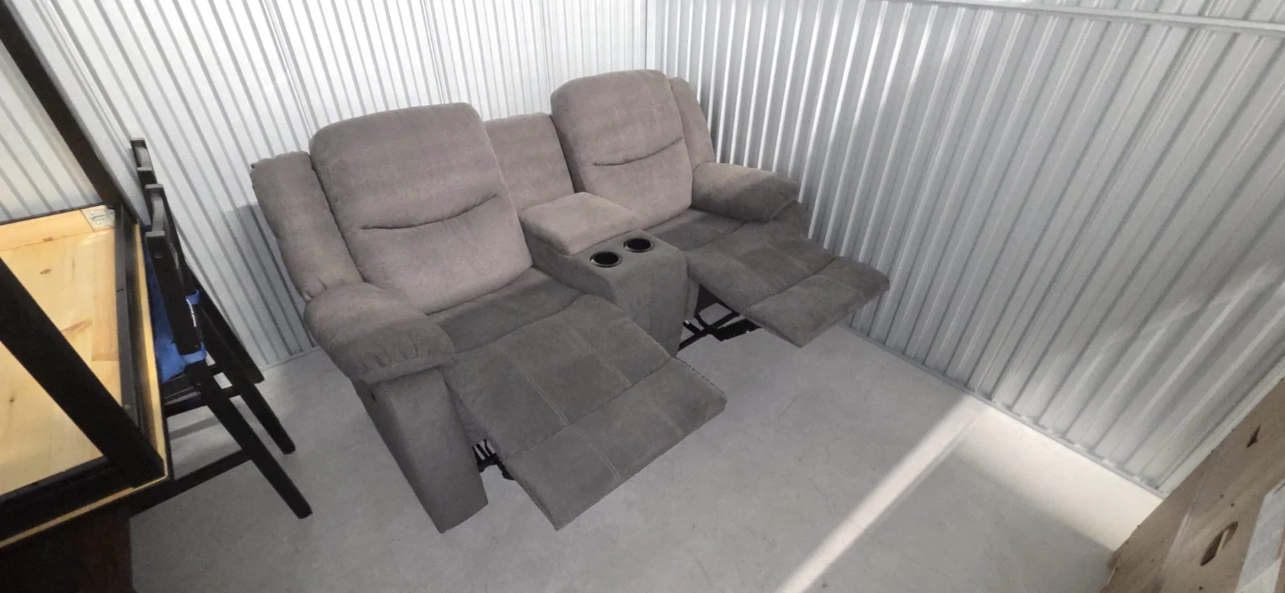Recliner Loveseat with Cupholders - photo 2