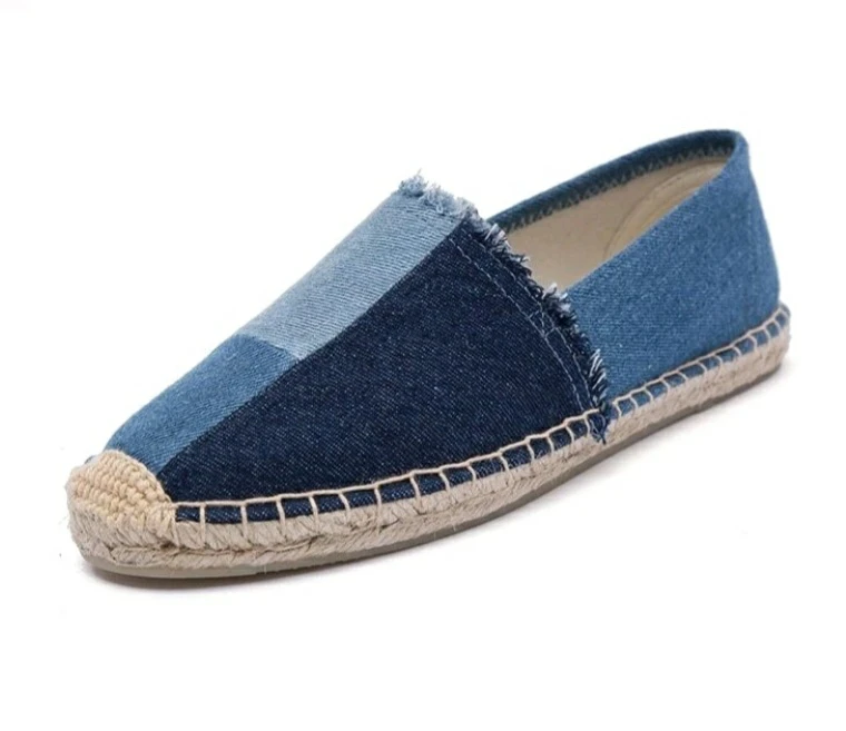 Brand new Fashion Denin Straw Fisherman Flat Heels - photo 3